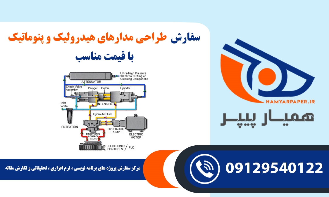 سفارش طراحی مدارهای هیدرولیک و پنوماتیک