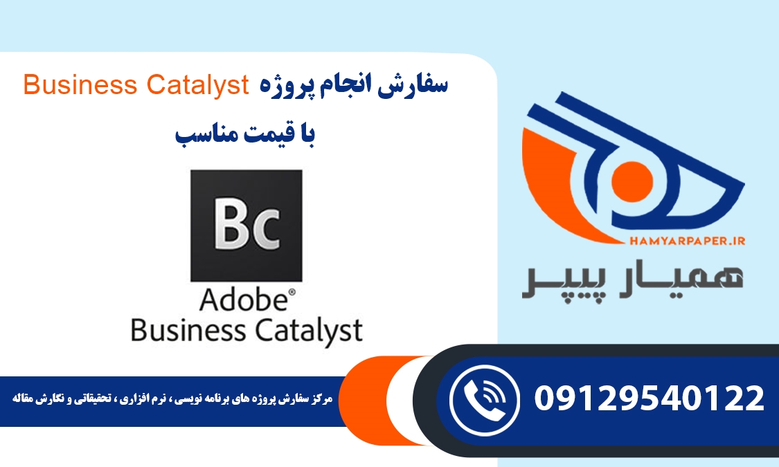 انجام پروژه Business Catalyst (بیزینس کاتالیست)