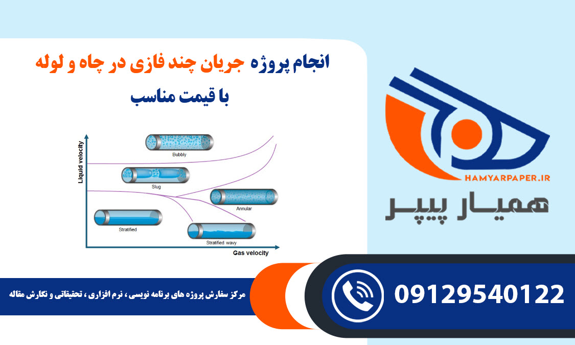 انجام پروژه جریان چند فازی در چاه و لوله با قیمت مناسب ، اینترنتی ،آنلاین و کیفیت تضمینی