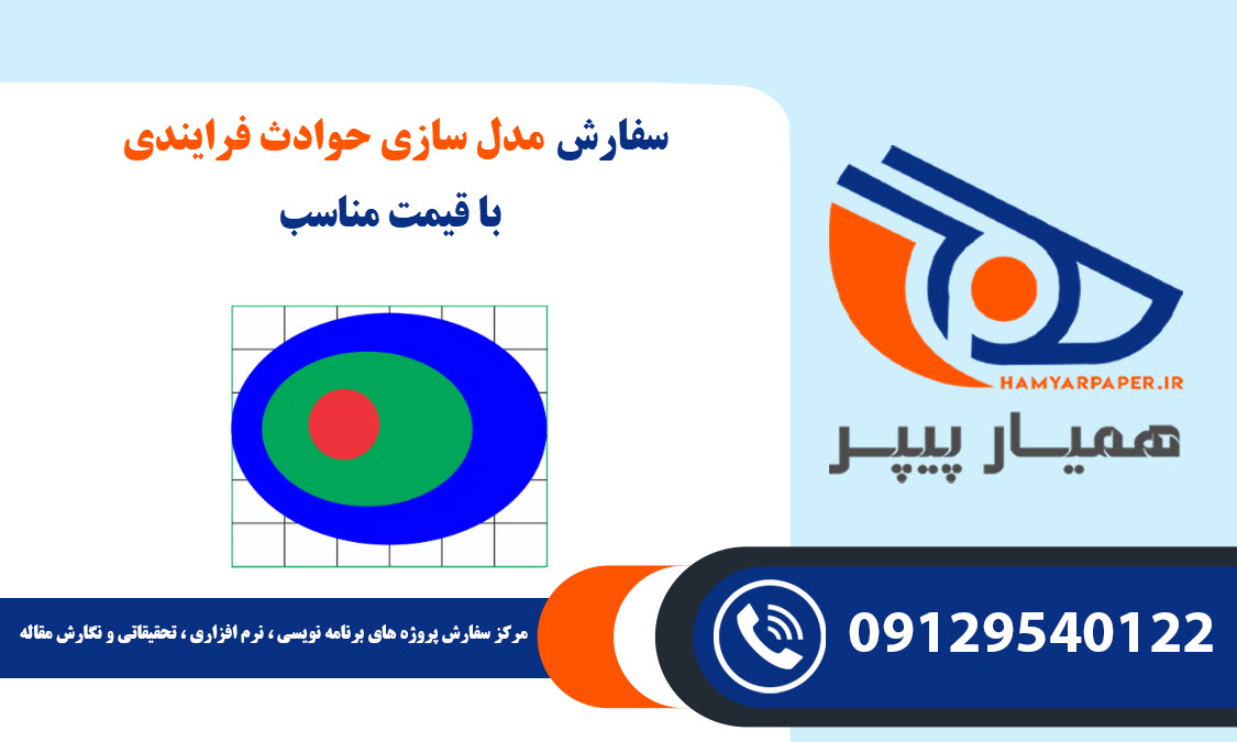 انجام پروژه مدل سازی حوادث فرایندی با قیمت مناسب ، اینترنتی ،آنلاین و کیفیت تضمینی